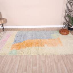 Vintage Boujaad Rug, Authentic Moroccan Rug 5x8 Ft - thumbnail 2