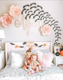 Baby Name Sign Nursery Decoration Gold For Wall - thumbnail 3