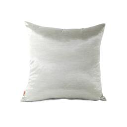 Silver Grey Hummingbird Pillow Cover Navy Blue Silkscreened Silk, 16 - thumbnail 2