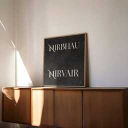 Square Nirbhau Nirvair Mool Mantar Print - Sikh Prayer Wall Art Gurbani Home Decor Spiritual Poster - thumbnail 3