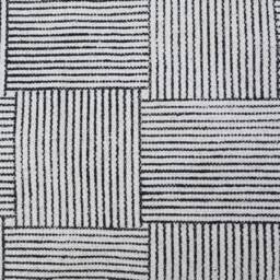 Handmade Gray Cotton Runner Rug, Hallway Stair Carpet - thumbnail 4