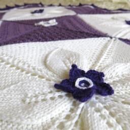 Small Hand Knitted Blanket - thumbnail 3