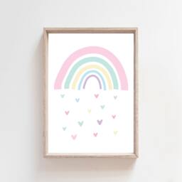 Set Of 3 Girls Bedroom Prints, Girl Power, Personalised, Rainbow Wall Art, Positive, Motivational Inspirational - thumbnail 2