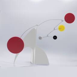 Elegant Modern Art Stabile - Tabletop Mobile Coffee Table Midcentury Contemporary Retro Style Home Decor Gift Ideas Atomic Era