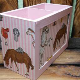 Utensil Box Pencil Horses - thumbnail 3