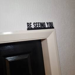 Be Seeing You Door Topper, Shelf Decor, Wall Quirky Home Interior Gift, Door Decoration - thumbnail 2