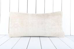 Kilim Lumbar Pillow Cover Vintage Turkish Home Decor - 12x24 Inch - thumbnail 1