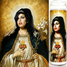 Saint Amy Prayer Candle - Patron Of The Lovelorn in Need Rehab - thumbnail 2