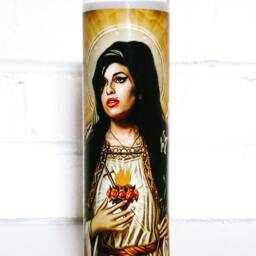 Saint Amy Prayer Candle - Patron Of The Lovelorn in Need Rehab - thumbnail 3