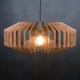 Wood Pendant Light, Wooden Chandelier, Dining Light, Pendant Light, Ceiling Fixture, Wood Lamp, Wooden Chandelier, Ceiling Light, Rustic - thumbnail 3