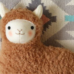 Llama Musical Toy With Your Choice Of Melody, Handmade Baby Gift, Birth Baptism Cotton Plush Stuffed Toy, Personalized - thumbnail 2
