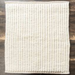 Hand Woven , Handmade Carpet Modern Style New Zealand Wool Indoor Rug. Entryway Or Runner Off White - Therugbasket - thumbnail 4