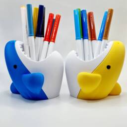 Cute Shark Usb Cable + Pen Holder - thumbnail 2