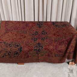 Luxury Boiled Pure Merino Wool Reversible Sofa Or Bed Throws For Ultimate Comfort & Style - Classic Indian Paisley in Multicolour - thumbnail 2