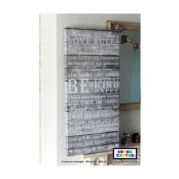 Couple Love House Rules Wife Husband Boyfriend Girlfriend Personalised Wall Art Framed Canvas Print Anniversary Valentines Day Gift - thumbnail 1
