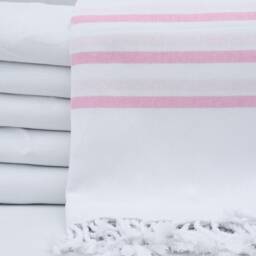 "Turkish Towel, 3 Striped Towel, 40""x70" - thumbnail 3