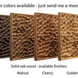 Contemporary Oak Wall Art - Timeless Design Element For Home Interiors 35x24 Inches - thumbnail 4