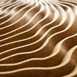Contemporary Oak Wall Art - Timeless Design Element For Home Interiors 35x24 Inches - thumbnail 3