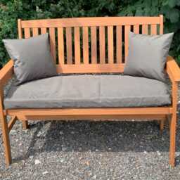 Pnh?? Garden Bench Cushion Water Resistant, 3Ft 4Ft 5Ft With Colour Choices & Side Pillow Option - thumbnail 3