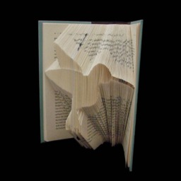 Hummingbird - Bird Avian Ornithology Folded Book Art Sculpture - thumbnail 2