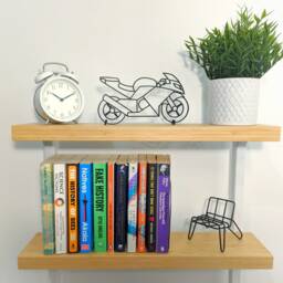 Racing Motorbike - Wall Art Hanging Decoration Home Decor Black Printinghive - thumbnail 2