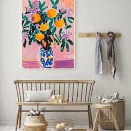 Floral Vase Art Print, Flower Poster, Wall Decor, Art, Still Art - thumbnail 3