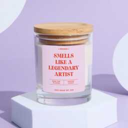 Gift For Art Teacher Smells Like A Legendary Artist Scented Candle Fun Keepsake Lovers Birthday Thank You - thumbnail 3