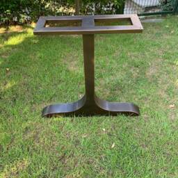 Set Of 2 Metal Dining Table Legs, Base, Antique Bronze Brass Legs - thumbnail 4