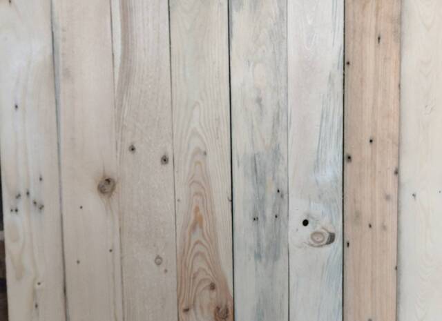 Wooden Strips - Reclaimed Wood Light Colours Shades Special Prepared Thin 1Sqm - image 1