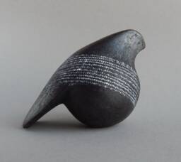 Ceramic Sculpture, Bird Figurine, Art & Collecting, Natural, Art Ceramics, Folklore Black Bird, Figurine, Home Decor, Gift, Ornament, Ethnics - thumbnail 1