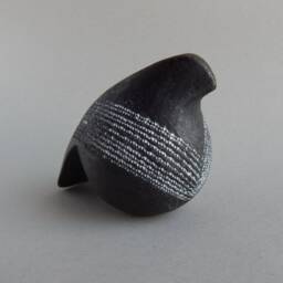 Ceramic Sculpture, Bird Figurine, Art & Collecting, Natural, Art Ceramics, Folklore Black Bird, Figurine, Home Decor, Gift, Ornament, Ethnics - thumbnail 4