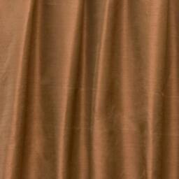 Dark Tan Art Silk Curtain Panels, Faux Curtains - Rod Pocket, Grommet, Box Pleat, Three Pinch Tab Top & Plain Ring Top - thumbnail 3