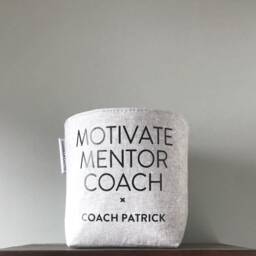 Small Fabric Storage Basket Coach Appreciation Gift