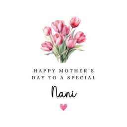 Nani Mother's Day Candle Gift Keepsake Ornament Prints Mothers - thumbnail 4
