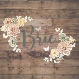 Custom Paper Flower Wall Decor With Free Name Sign - 3D Floral Nursery Art Personalised Name Sign Set - thumbnail 1