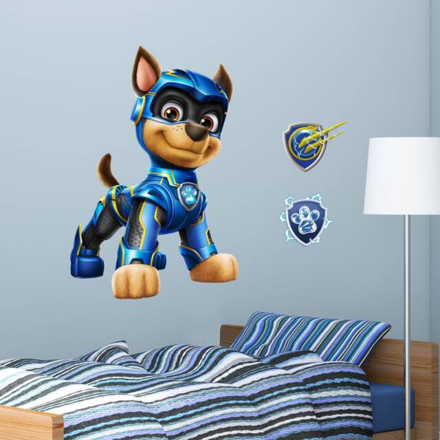 Paw Patrol Wall Sticker - The Mighty Movie Chase Decal - image 1