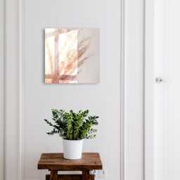 Subtle Elegance Wall Mounted Key Cabinet, Beige Industrial Box, Minimalist Nature, For Lovers Of Nature & Peace