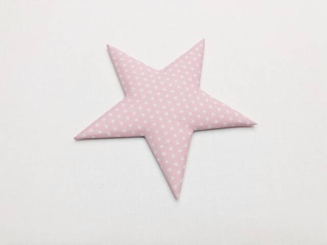 Fabric Star Single - Star in Many Colors Possible For The Nursery Wall Or Cot - image 1