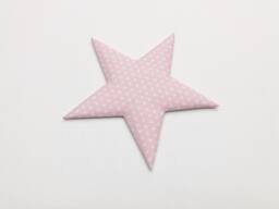 Fabric Star Single - Star in Many Colors Possible For The Nursery Wall Or Cot - thumbnail 1