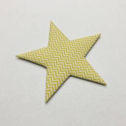 Fabric Star Single - Star in Many Colors Possible For The Nursery Wall Or Cot - thumbnail 3