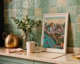 Philadelphia, Pennsylvania - American City Poster A5/A4 A3 A2 A1 - thumbnail 1