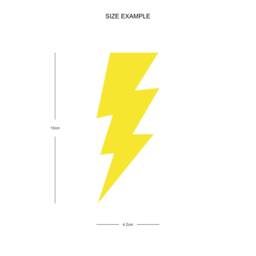 Lightning Bolts - Vinyl Wall Decals 10cm - 4 Inch Electric Flash Thunderbolt Storm Stickers Baby Boys Girls Nursery Kids Room D??cor - thumbnail 3