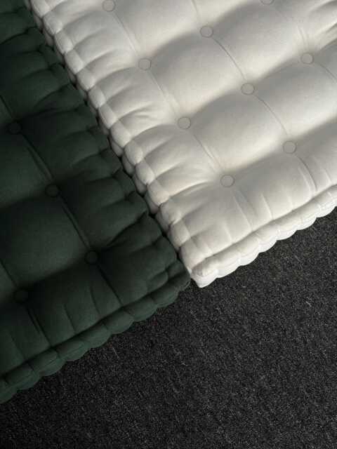 Window Seat Cushion, Floor Custom Bench French Style Tufted Indoor Reading Nook Cushion - image 1