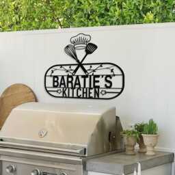 Custom Kitchen Metal Wall Art, Personalized Signs, Decor, Sign, Housewarming Gift, Kitchen Decoration - thumbnail 3