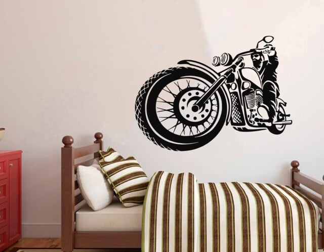 Motorcycle Wall Decal Dirt Bike Vinyl Sticker 4285 - image 1