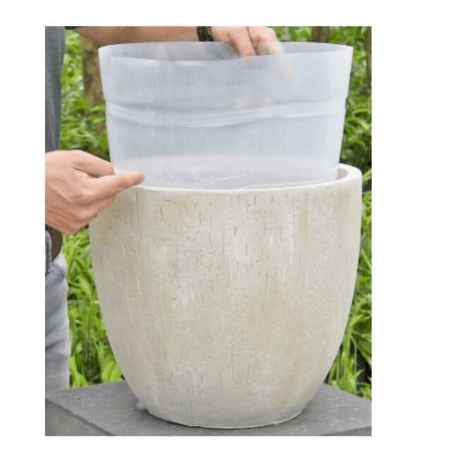 Waterproof Ldpe Plastic Plant Pot Liner, 55cm X 40cm, Poter Protector - image 1