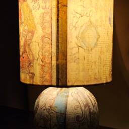 Alice in Wonderland Ii. Decoupage Table Lamp Whimsical Home Decor - thumbnail 4