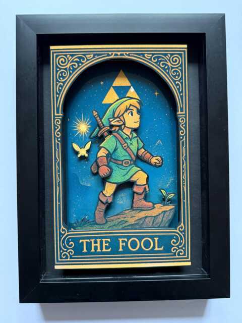 "Legend Of Zelda Tarot ""The Fool" - image 1