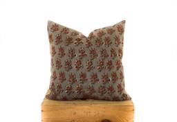 Indian Block Print Pillow Cover, 20 - thumbnail 1