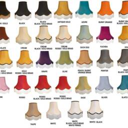 Handmade Dupion Lampshade With Fringe Trim - thumbnail 2